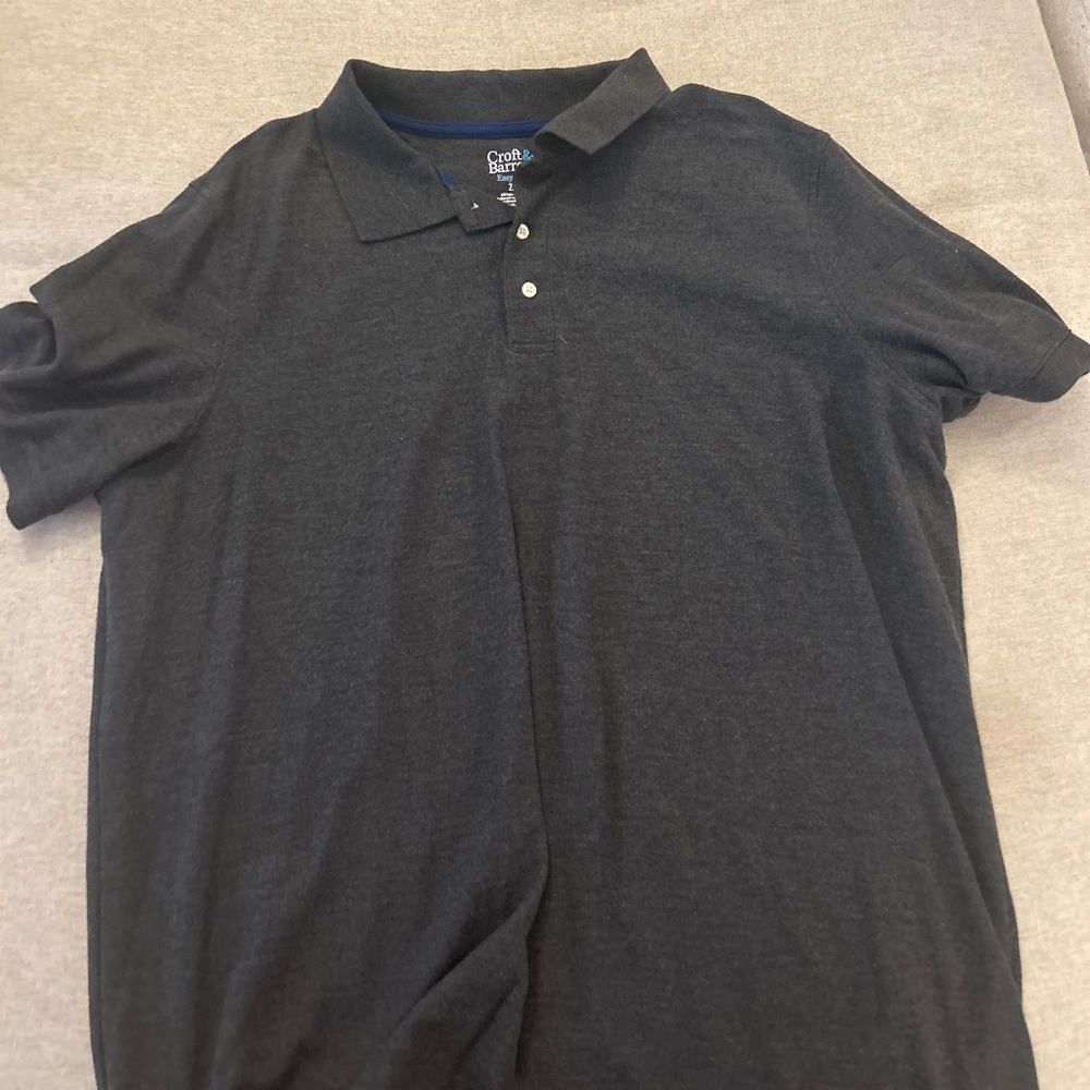 Gray 2XL Croft & Barrow Polo